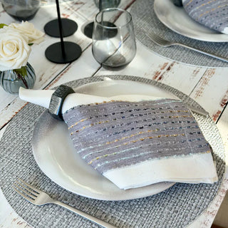 Wicker Pebble 15" Round Mats, Set/4 - La Cuisine