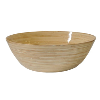 Shallow Bamboo Bowl in "Nature", Extra Large - La Cuisine