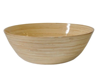 Shallow Bamboo Bowl in "Nature", Banquet Sized - La Cuisine