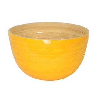 Bamboo Bowl in "Yellow", Extra Large Tall - La Cuisine