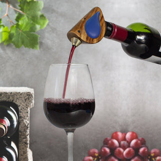 Songbird Specialties® Wine Bottle Pourer, Blue
