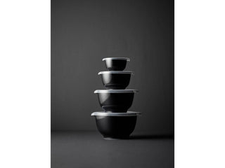 Rosti Margrethe bowl set- 0.5/0.75/1.5/3 L bowls w/lids: Beach