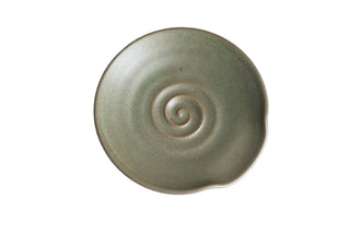 Pottery Spoon Rest, Green - La Cuisine