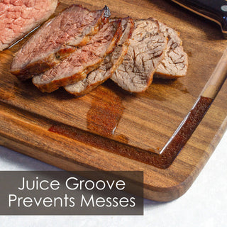 TB Home® 2-Piece Acacia Wood Cutting Board Set - La Cuisine