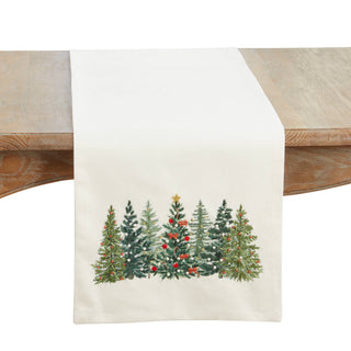 Christmas Tree Design Table Runner - Multi