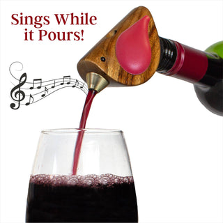 Songbird Specialties® Wine Bottle Pourer, Red