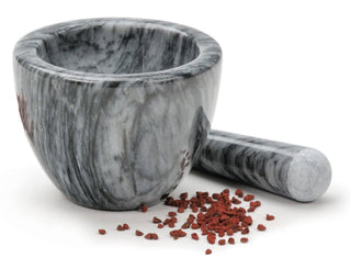 Marble Mortar & Pestle - Gray - La Cuisine