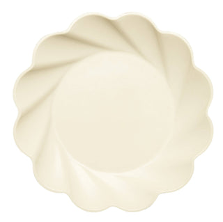 Simply Eco Compostable Dinner Plate Cream/8pkg - La Cuisine