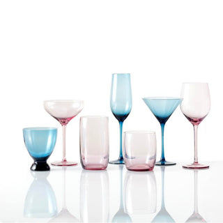 Gala Cornflower Blue Iced  Beverage, Set/4 - La Cuisine