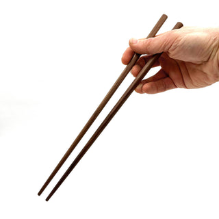 13" Walnut Wood Cooking Chopsticks