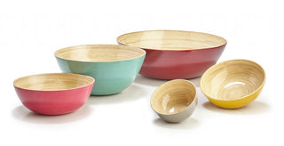 Shallow Bamboo Bowl in "Nature", Small - La Cuisine