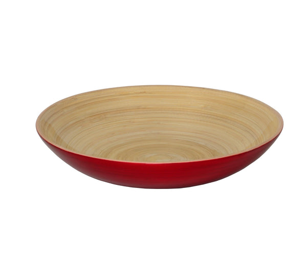 Bamboo Bowl in Red, Large Tall – La Cuisine