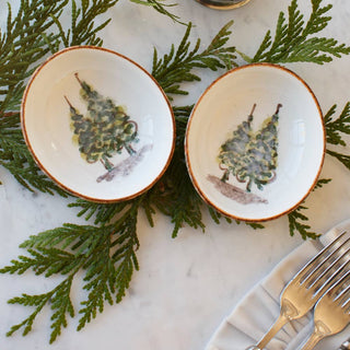 Natale Small Oval Bowl Set of 2 - Christmas - La Cuisine