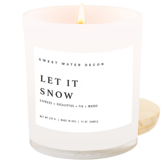 Let It Snow 11 oz Soy Candle