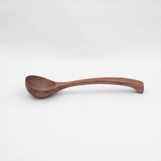 13" Walnut Wood Ladle - La Cuisine