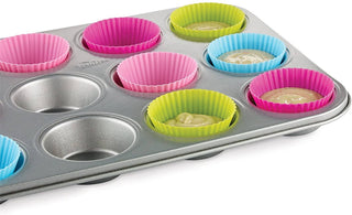 Bakelicious Silicone Cupcake Liners, Set/12 - La Cuisine