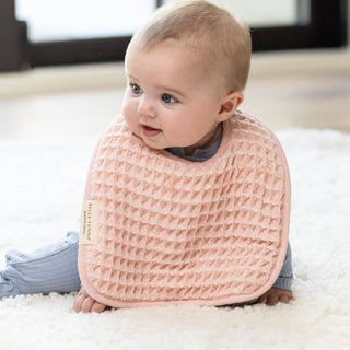Reversible Bib + Burp Set Blush: Pink