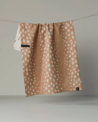 Winter Reindeer Luxe Kitchen Towel