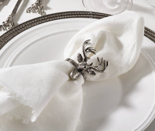 Reindeer Design Napkin Ring - La Cuisine