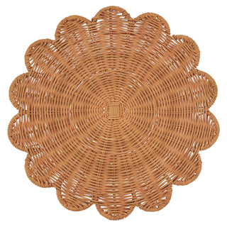 Rattan Charger Placemats - Rust Set/4 - La Cuisine