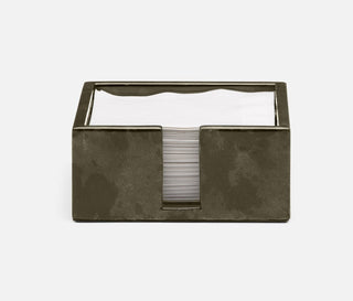 Nelson Vellum Gray Gloss Cocktail Napkin Holder - La Cuisine