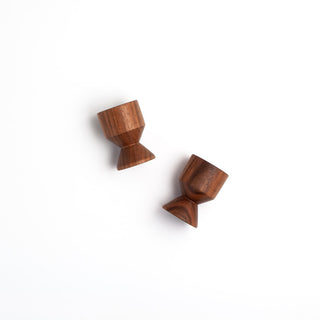 Walnut Wood Egg Cup - Kitchen Serving Utensil - La Cuisine