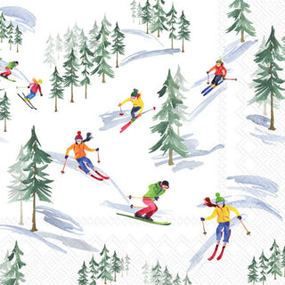 Down The Slope Christmas Lunch Napkins pkg/20 - La Cuisine