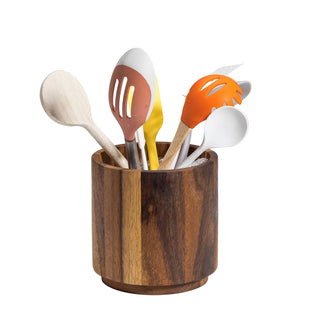 Rotating Lazy Susan Utensil Holder