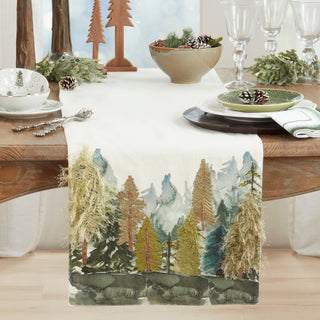 Forest Table Runner - Green