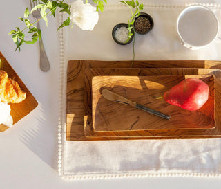 Rowan Natural Serving Trays, Set/3