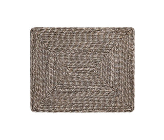 Atticus Rectangular Espresso Placemat Set/4, Jute - La Cuisine