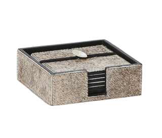 Browmley Gray Coasters, Set/6