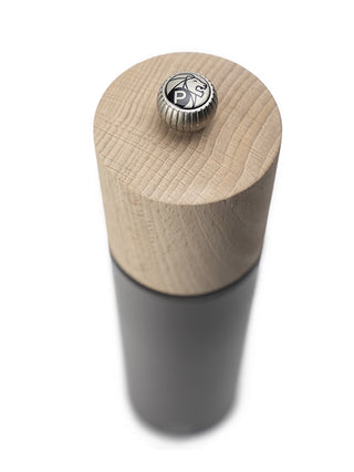 Manual Beech Wood Pepper Mill in Rock Grey, 21cm - 8in - La Cuisine