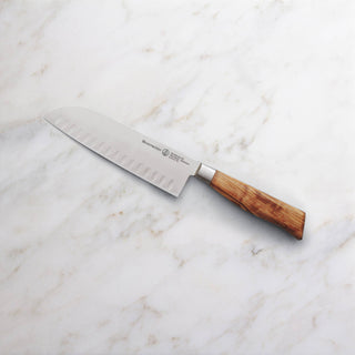 Oliva Elite Kullenschliff Santoku Knife - 7" - La Cuisine