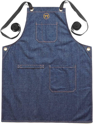 Outset Blue Denim Griller's Apron, 27" x 33" - La Cuisine