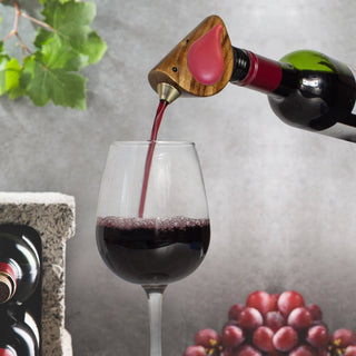 Songbird Specialties® Wine Bottle Pourer, Red
