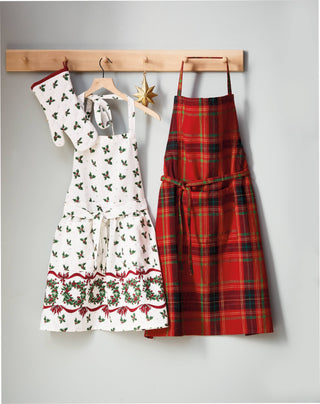 Holiday Plaid Apron - La Cuisine