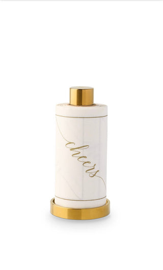 Exclusive Cocktail Napkin Stand in Gold