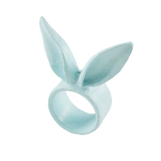 Bunny Ears Napkin Ring Blue