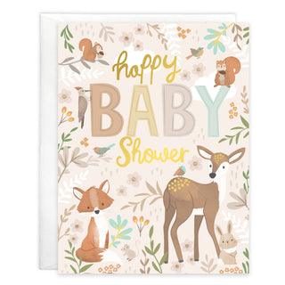 Baby Greeting Card - Forest Animals - La Cuisine