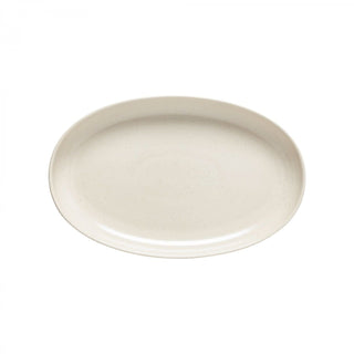 Oval Platter 13" Pacifica, Vanilla - La Cuisine