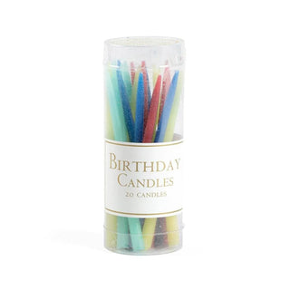 Bright Colors Birthday Candles, pkg/20 - La Cuisine
