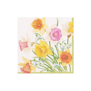 Daffodil Waltz Paper Cocktail Napkins - La Cuisine