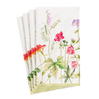 French Floral Paper Guest Towel Napkins - La Cuisine