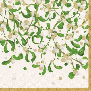 Modern Mistletoe Cocktail Napkin - La Cuisine