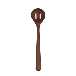 12’’ Walnut Wood Slotted Spoon - La Cuisine