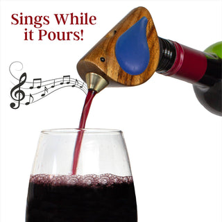 Songbird Specialties® Wine Bottle Pourer, Blue