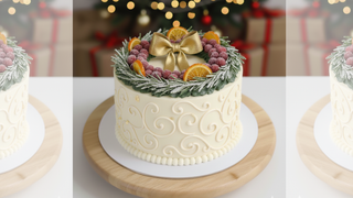 A Holiday Wreath Cake Workshop on Tue, Nov 18, 2025 at 06:00 PM