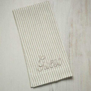 Stripe Guest Linen Towel - La Cuisine