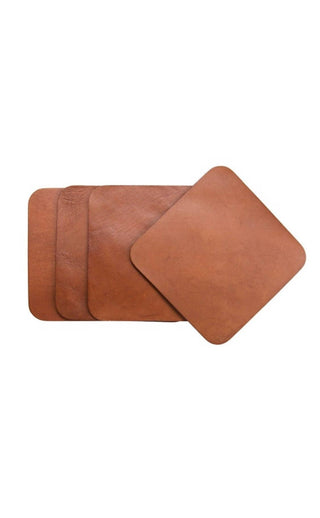 Square Coaster Set/4 - Brown